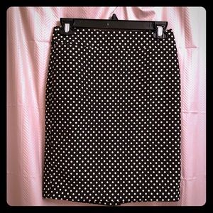 NWOT Ann Taylor Polka Dot Skirt